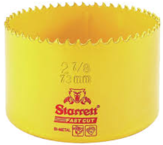 Fast Cut Holesaw Cutter 73mm – Bi-Metal Fast Cut Hole Saw for Oversize Cut-Outs in Sheet Metal